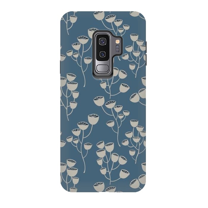 Galaxy S9 plus StrongFit Moody sunflower by Nina Leth