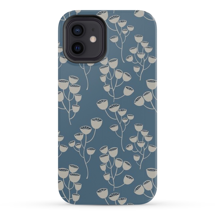 iPhone 12 mini StrongFit Moody sunflower by Nina Leth