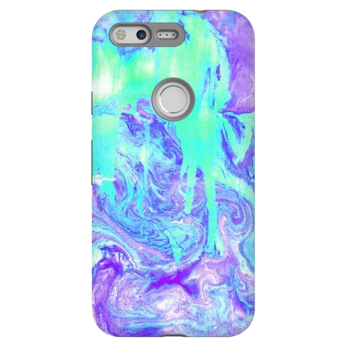 Pixel StrongFit Melting Marble in Mint & Purple by Tangerine-Tane