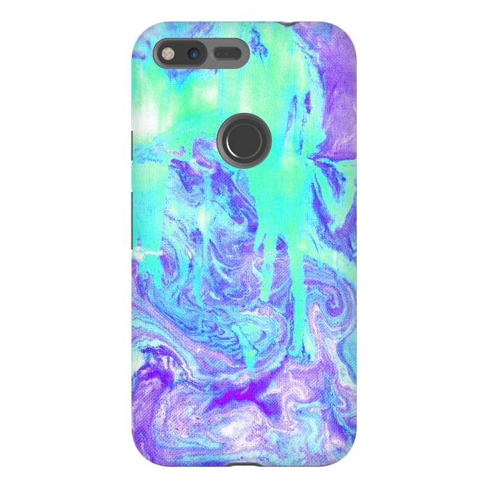 Pixel XL StrongFit Melting Marble in Mint & Purple by Tangerine-Tane