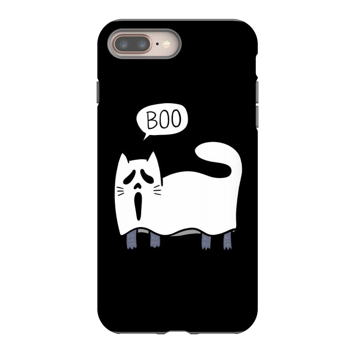 iPhone 7 plus StrongFit Ghost Cat by Afif Quilimo