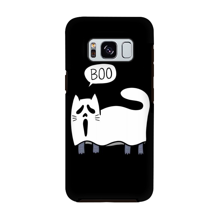 Galaxy S8 StrongFit Ghost Cat by Afif Quilimo