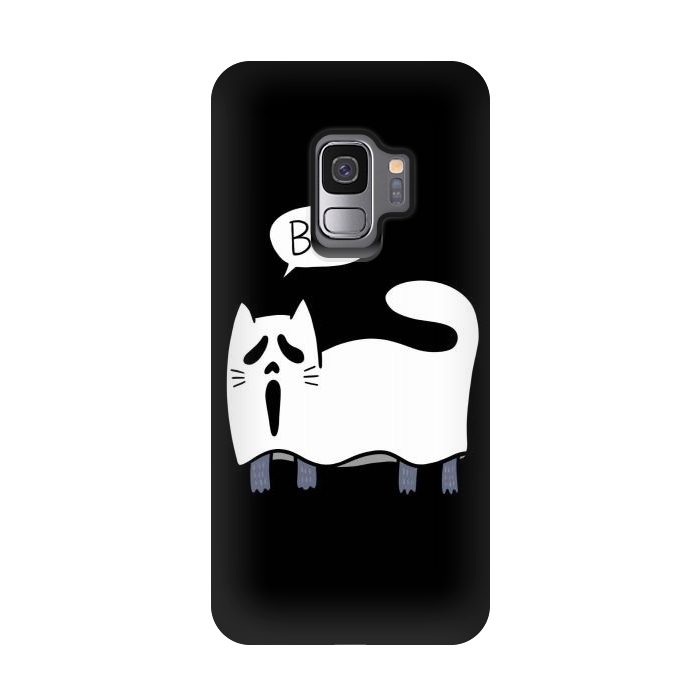 Galaxy S9 StrongFit Ghost Cat by Afif Quilimo