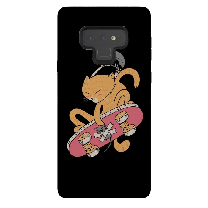 Galaxy Note 9 StrongFit Scateboarder by Afif Quilimo