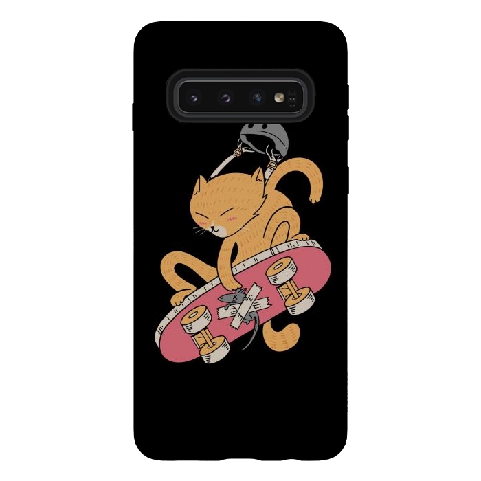 Galaxy S10 StrongFit Scateboarder by Afif Quilimo