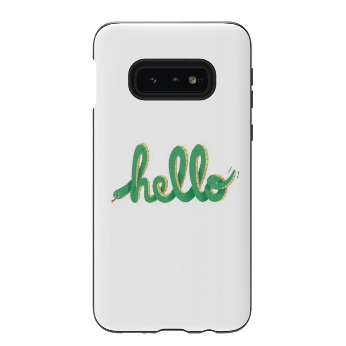 Galaxy S10e StrongFit Hello by Afif Quilimo