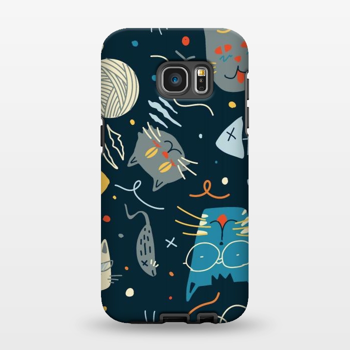 Galaxy S7 EDGE StrongFit Cats 1 by Afif Quilimo