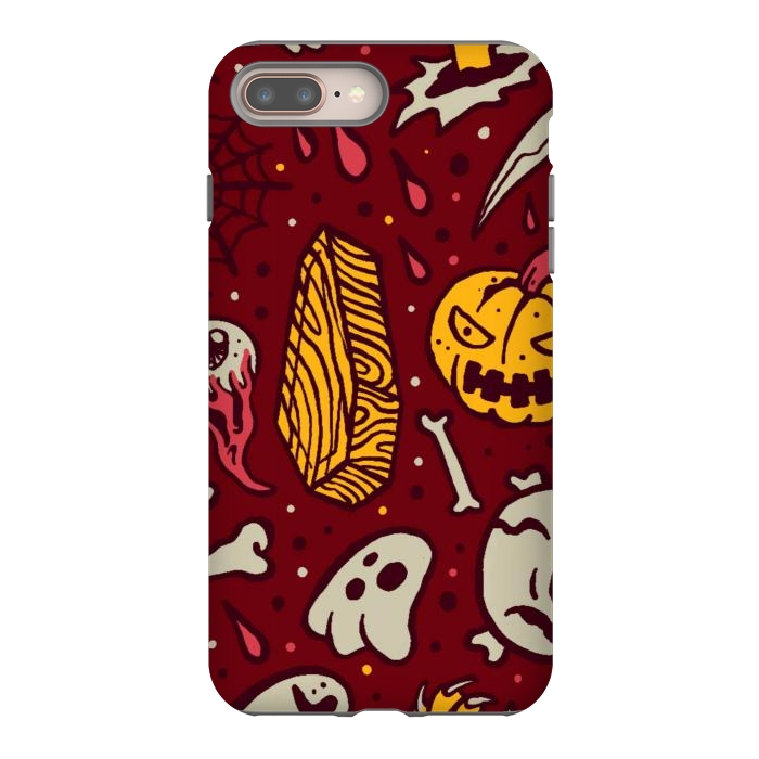 iPhone 8 plus StrongFit Horror Pattern 1 by Afif Quilimo