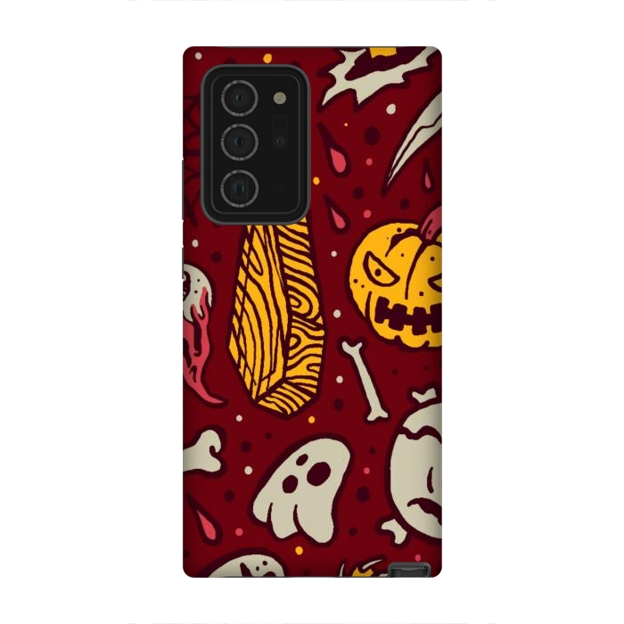 Galaxy Note 20 Ultra StrongFit Horror Pattern 1 by Afif Quilimo