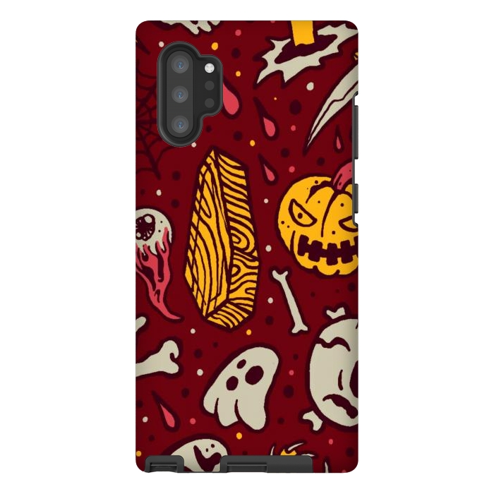 Galaxy Note 10 plus StrongFit Horror Pattern 1 by Afif Quilimo