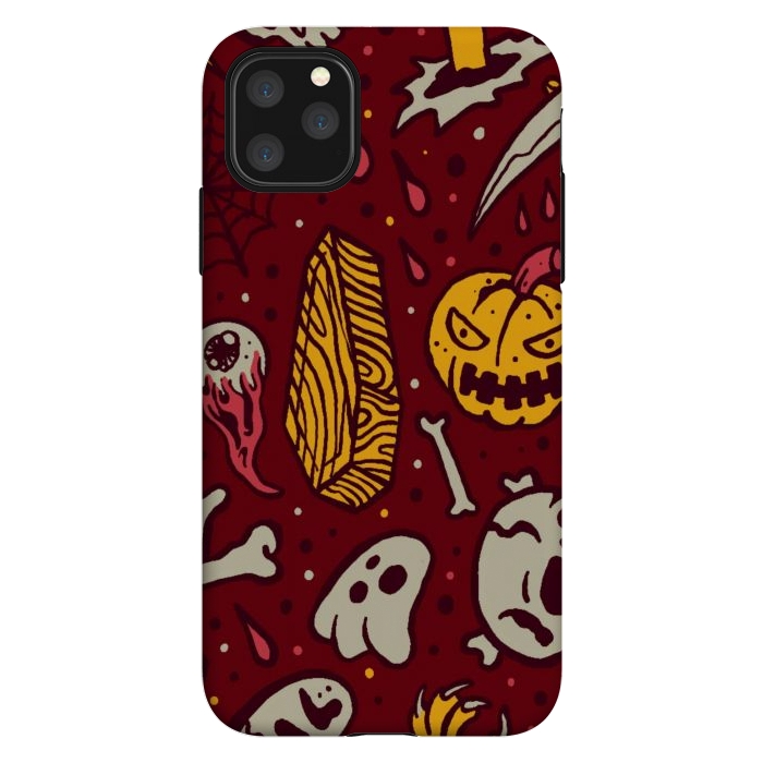 iPhone 11 Pro Max StrongFit Horror Pattern 1 by Afif Quilimo