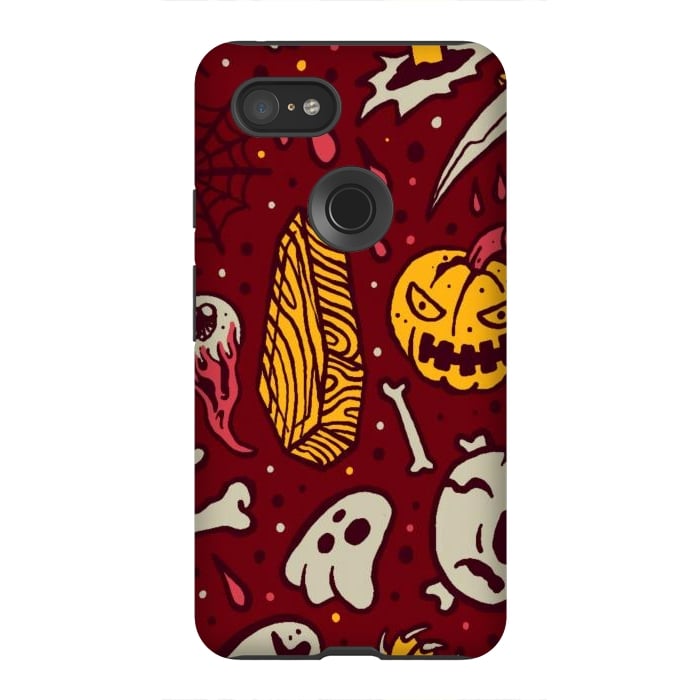 Pixel 3XL StrongFit Horror Pattern 1 by Afif Quilimo