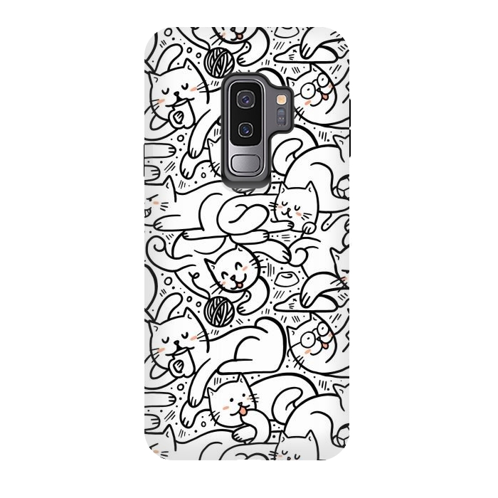 Galaxy S9 plus StrongFit Cats 3 by Afif Quilimo