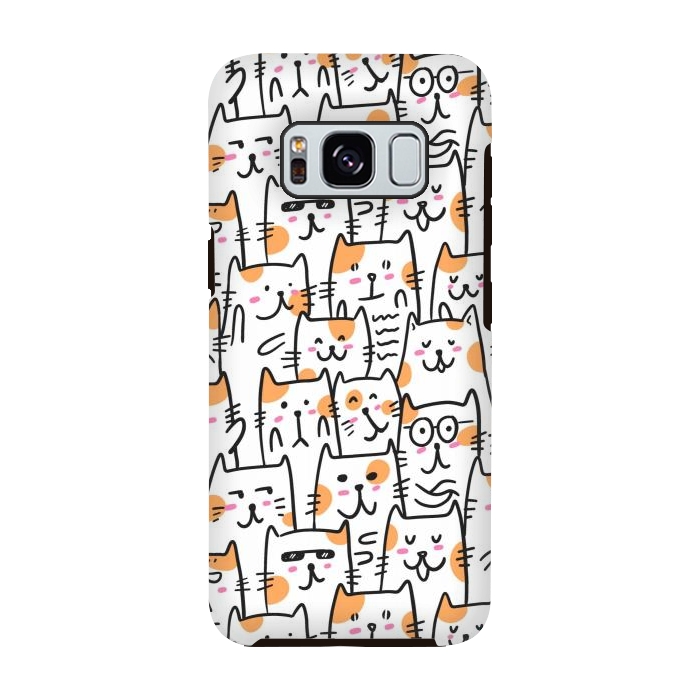 Galaxy S8 StrongFit Cats 4 by Afif Quilimo