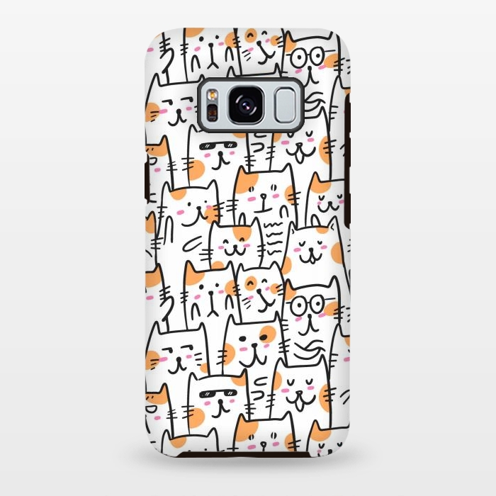 Galaxy S8 plus StrongFit Cats 4 by Afif Quilimo