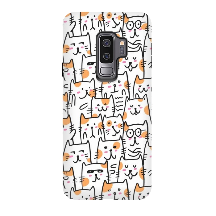 Galaxy S9 plus StrongFit Cats 4 by Afif Quilimo