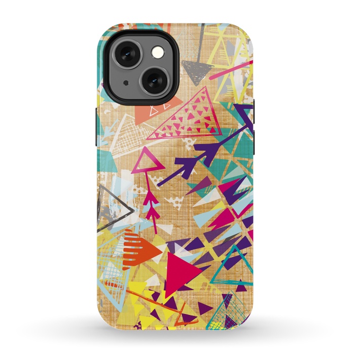 iPhone 13 mini StrongFit Tribal Arrows by Rachael Taylor