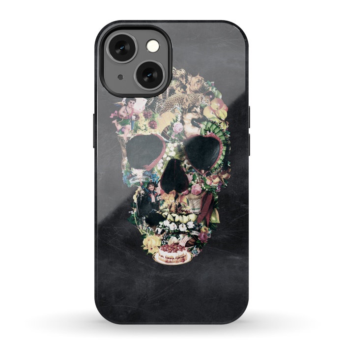 iPhone 13 StrongFit Vintage Skull by Ali Gulec