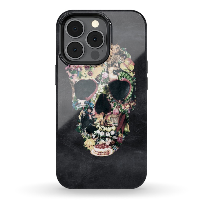 iPhone 13 pro StrongFit Vintage Skull by Ali Gulec