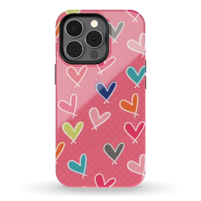iPhone 13 pro StrongFit Pink Blow Me One Last Kiss by Rosie Simons