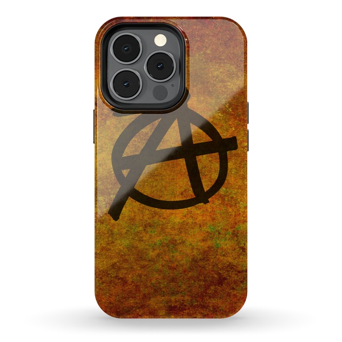 iPhone 13 pro StrongFit Anarchy Red by Bruce Stanfield