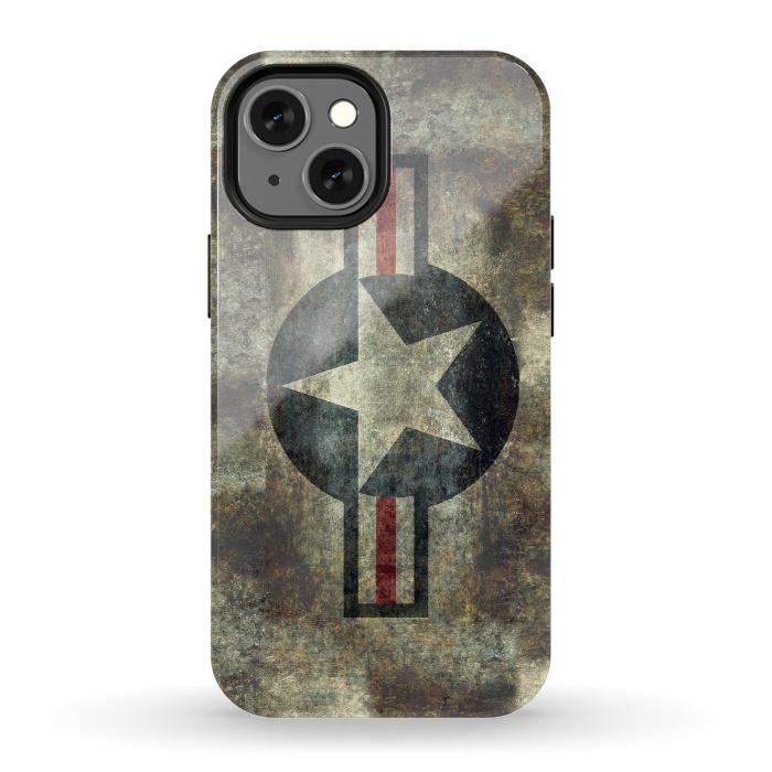 iPhone 13 mini StrongFit Airforce Roundel Retro by Bruce Stanfield