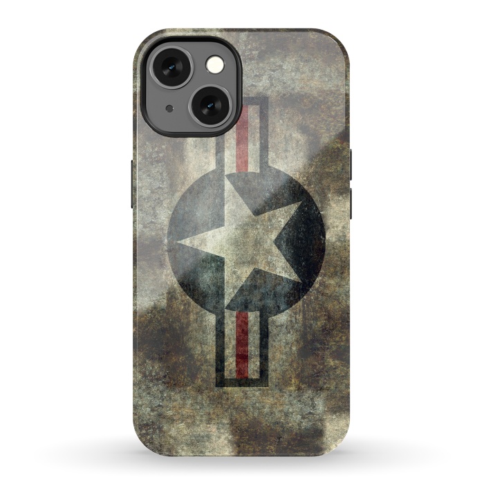 iPhone 13 StrongFit Airforce Roundel Retro by Bruce Stanfield