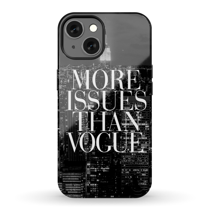iPhone 13 StrongFit Siphone vogue issues nyc skyline by Rex lambo