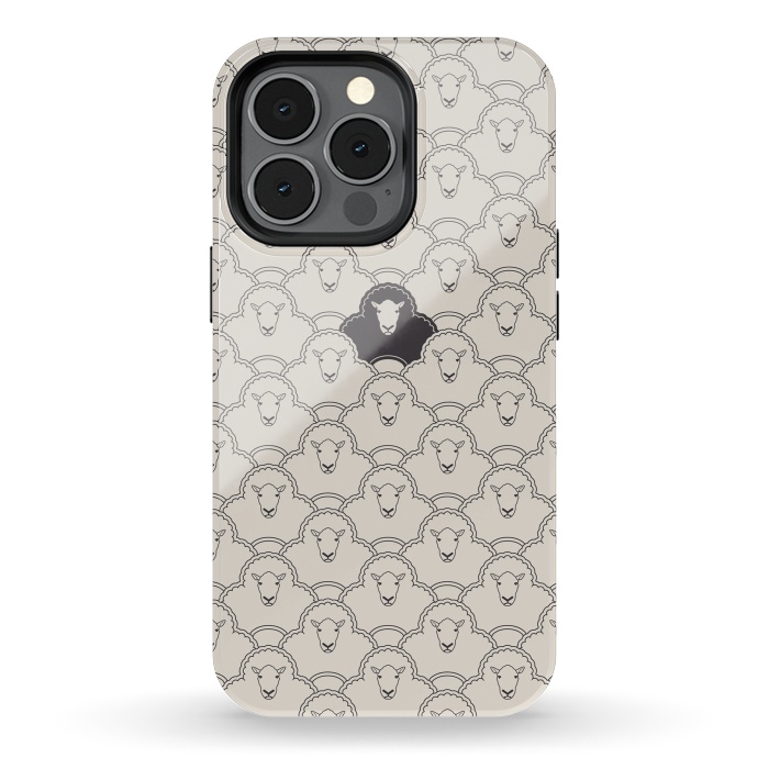 iPhone 13 pro StrongFit Black Sheep by Davies Babies