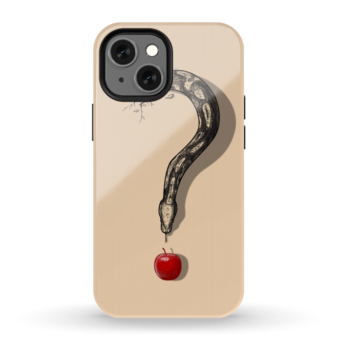 iPhone 13 mini StrongFit Curious Temptation by Nicebleed