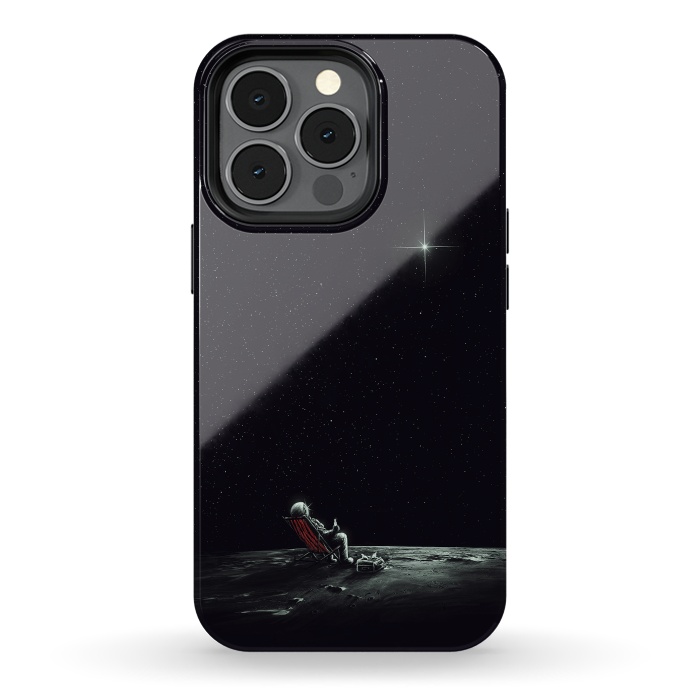 iPhone 13 pro StrongFit Space Chill by Nicebleed