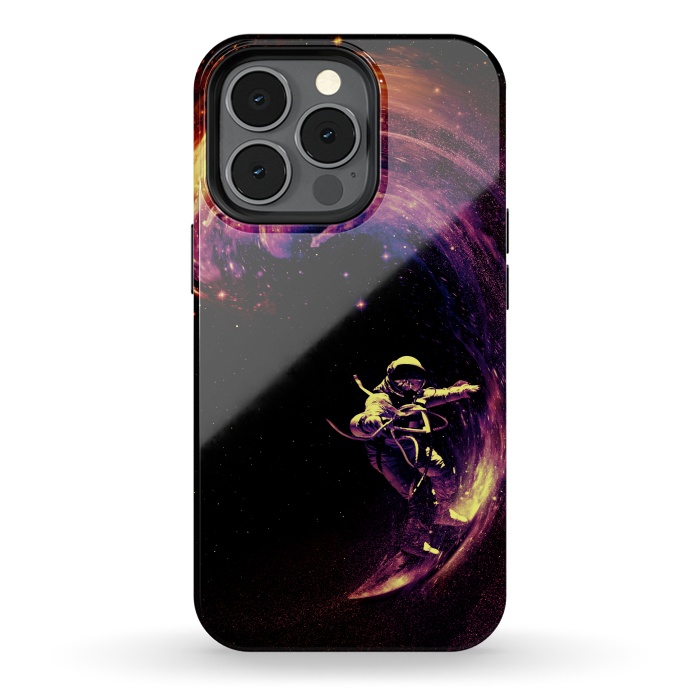 iPhone 13 pro StrongFit Space Surfing by Nicebleed