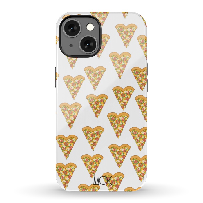 iPhone 13 StrongFit Pizza Heart by M.O.K.