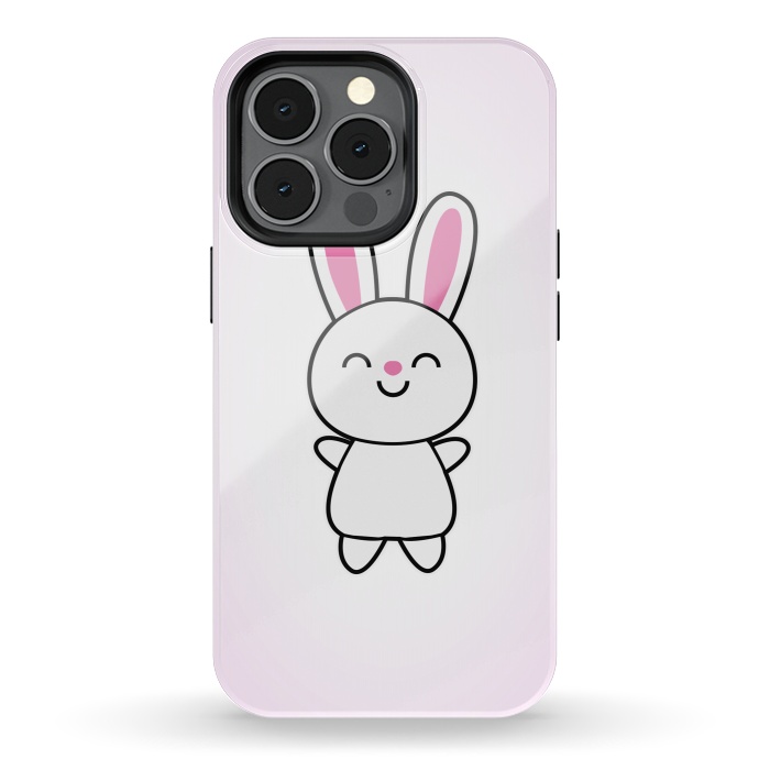 iPhone 13 pro StrongFit Cute Rabbit Bunny by Philipp Rietz