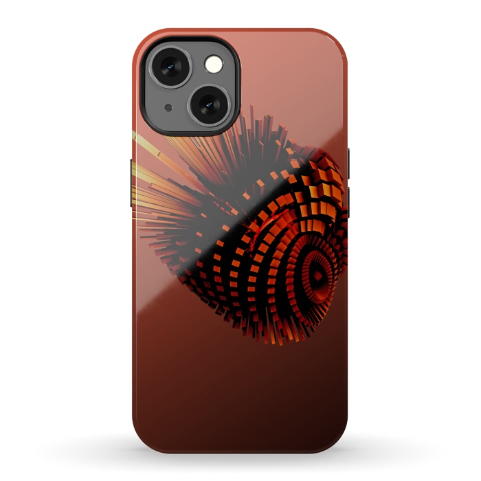 iPhone 13 StrongFit Your Bronze Cyborg Heart by Adoryanti