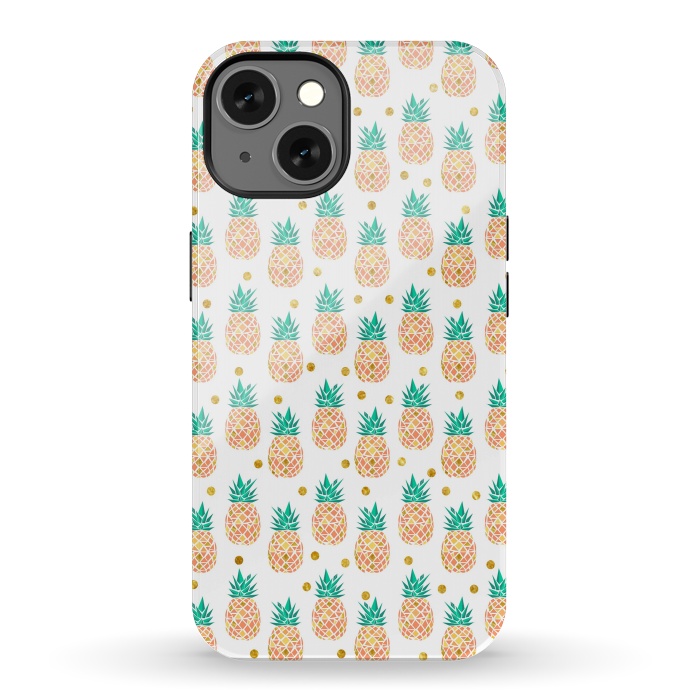 iPhone 13 StrongFit Pineapples by Leska Hamaty