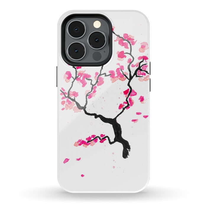 iPhone 13 pro StrongFit Cherry Blossoms by Amaya Brydon