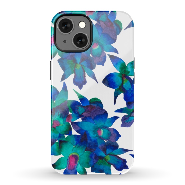 iPhone 13 StrongFit Oceanic Orchid Fascination by Amaya Brydon
