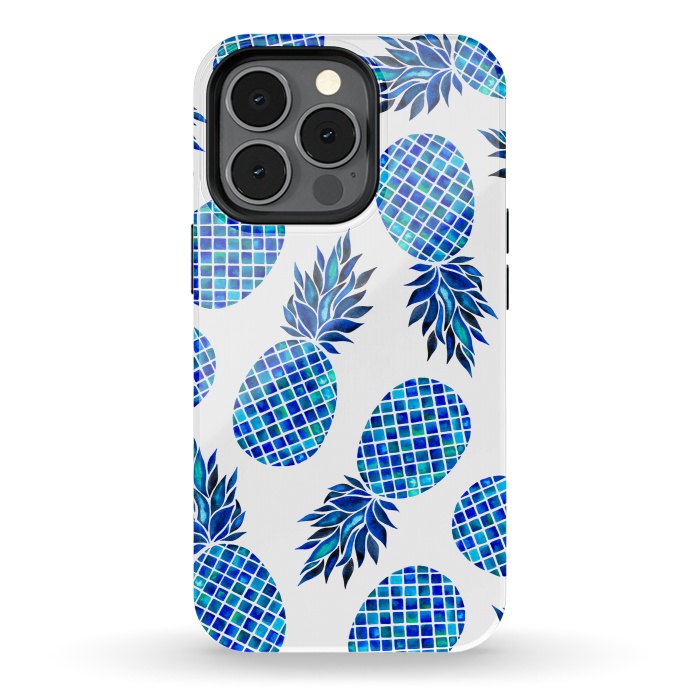iPhone 13 pro StrongFit Sea Pineapples by Amaya Brydon