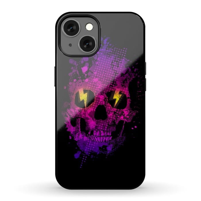 iPhone 13 StrongFit Acid Skull by Mitxel Gonzalez