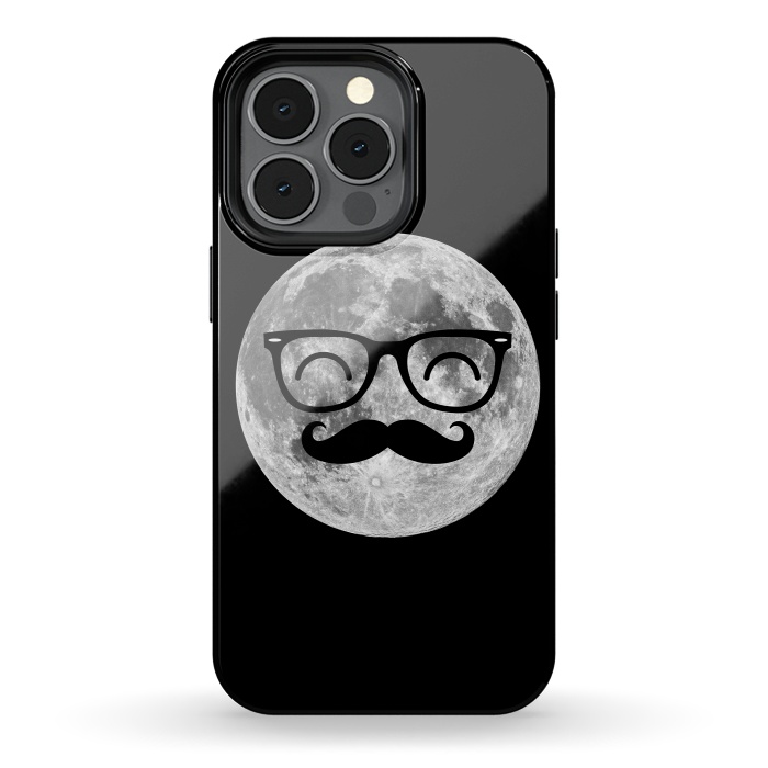 iPhone 13 pro StrongFit Moonstache by Mitxel Gonzalez