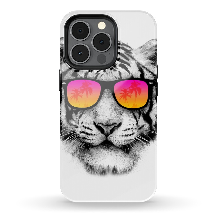 iPhone 13 pro StrongFit The Coolest Tiger by Mitxel Gonzalez