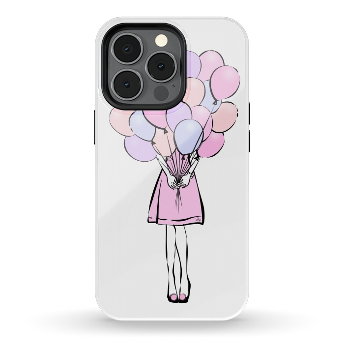 iPhone 13 pro StrongFit Balloon Girl  by Martina