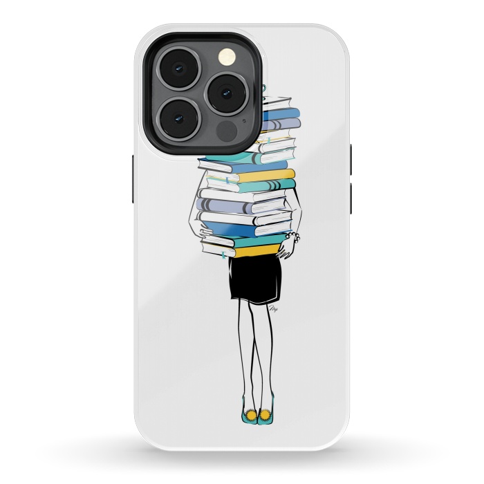 iPhone 13 pro StrongFit Book Worm by Martina