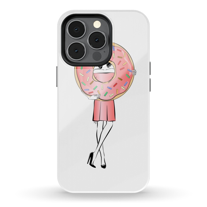 iPhone 13 pro StrongFit Donut Girl by Martina