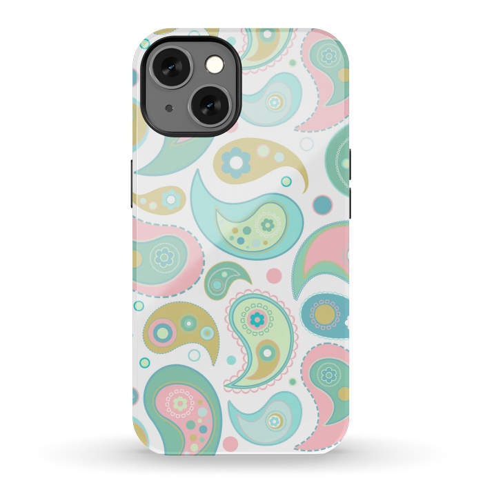 iPhone 13 StrongFit Pretty Paisley  by Martina