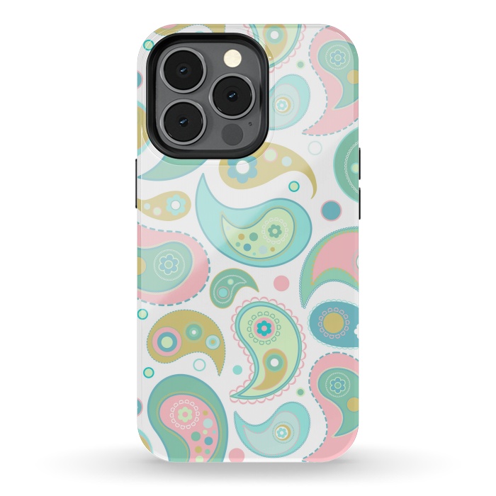 iPhone 13 pro StrongFit Pretty Paisley  by Martina