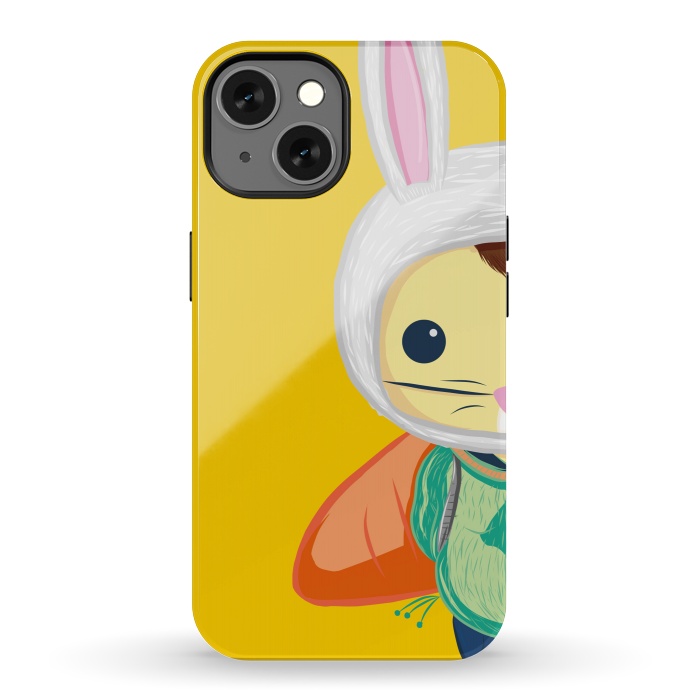 iPhone 13 StrongFit Little Bunny by Alejandro Orjuela