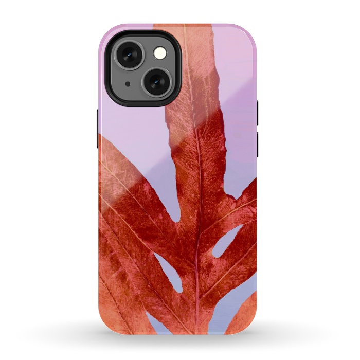 iPhone 13 mini StrongFit Red Fern Pantone by ANoelleJay