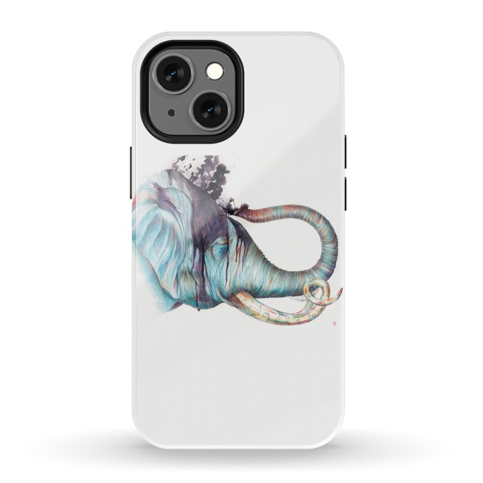 iPhone 13 mini StrongFit Elephant Shower by Brandon Keehner